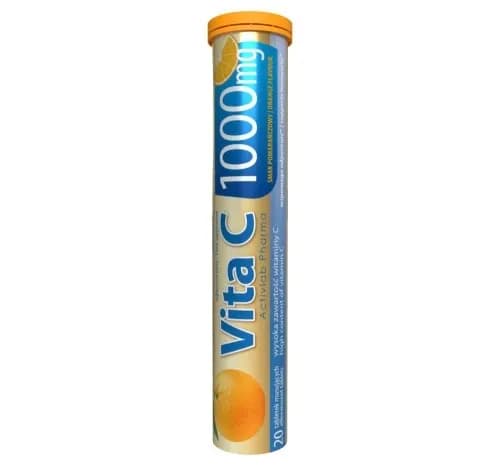 Activlab Vita C 1000 mg 20 tabletek musujących o smaku pomarańczowym - zdjęcie 1