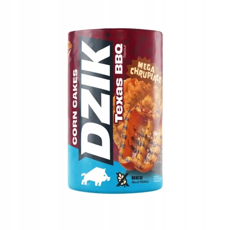 WK DZIK Corn Cakes Wafle Kukurydziane Texas BBQ 120 g - zdjęcie 1