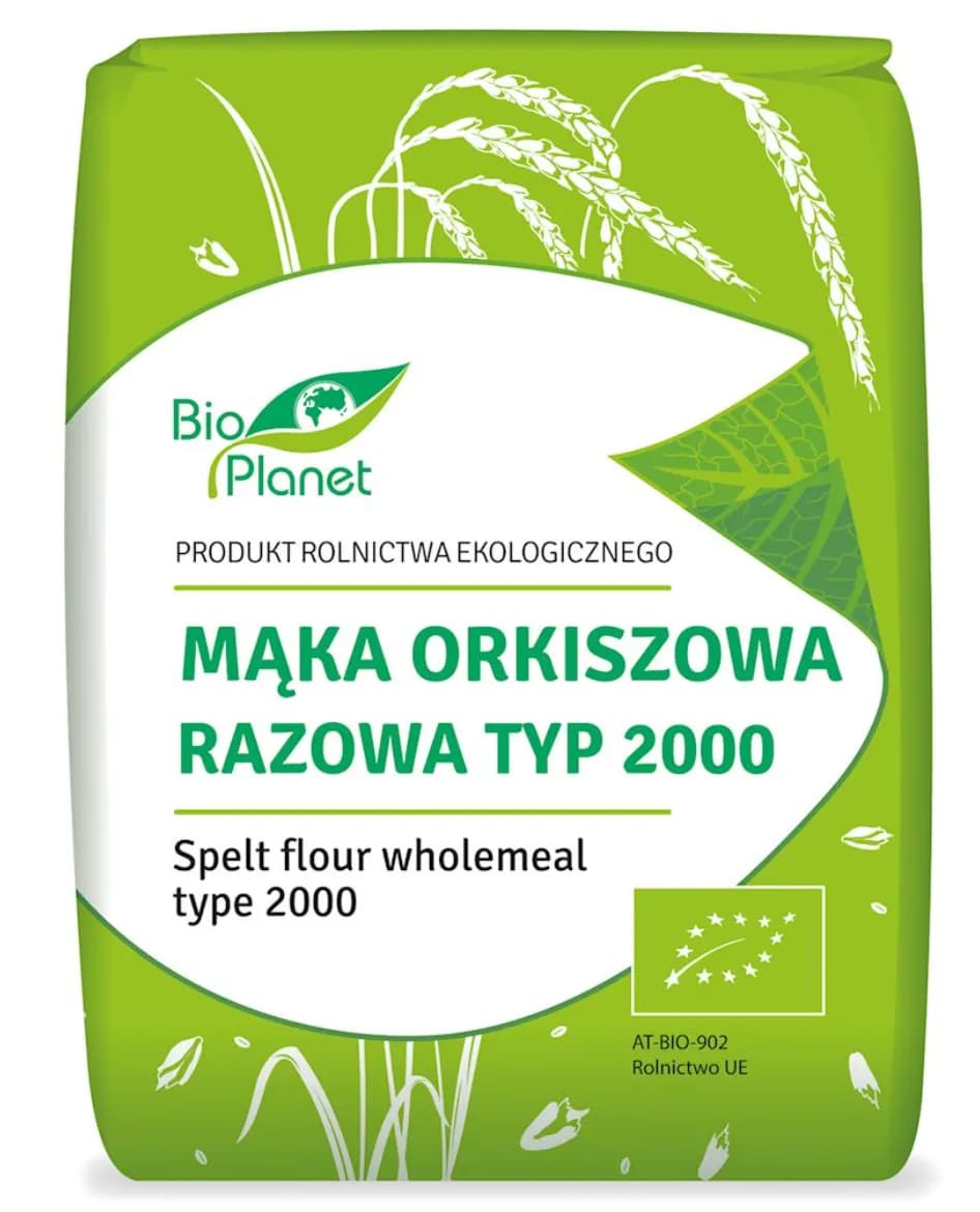 Bio Planet Mąka Orkiszowa Razowa Typ 2000 BIO 1 kg - zdjęcie 1