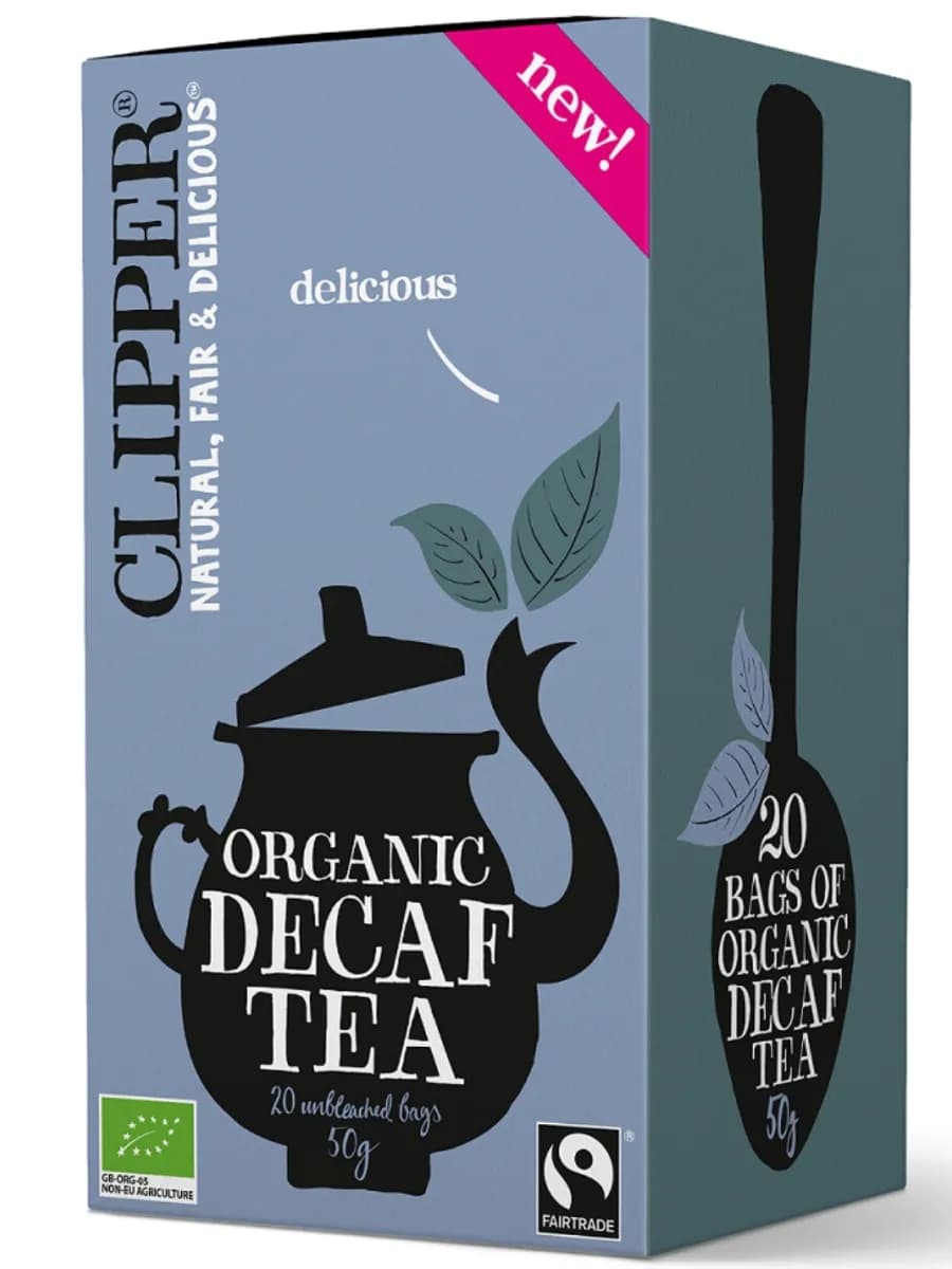 Clipper Herbata Czarna Bezteinowa Fair Trade BIO (20 x 2,5 g) 50 g - zdjęcie 1