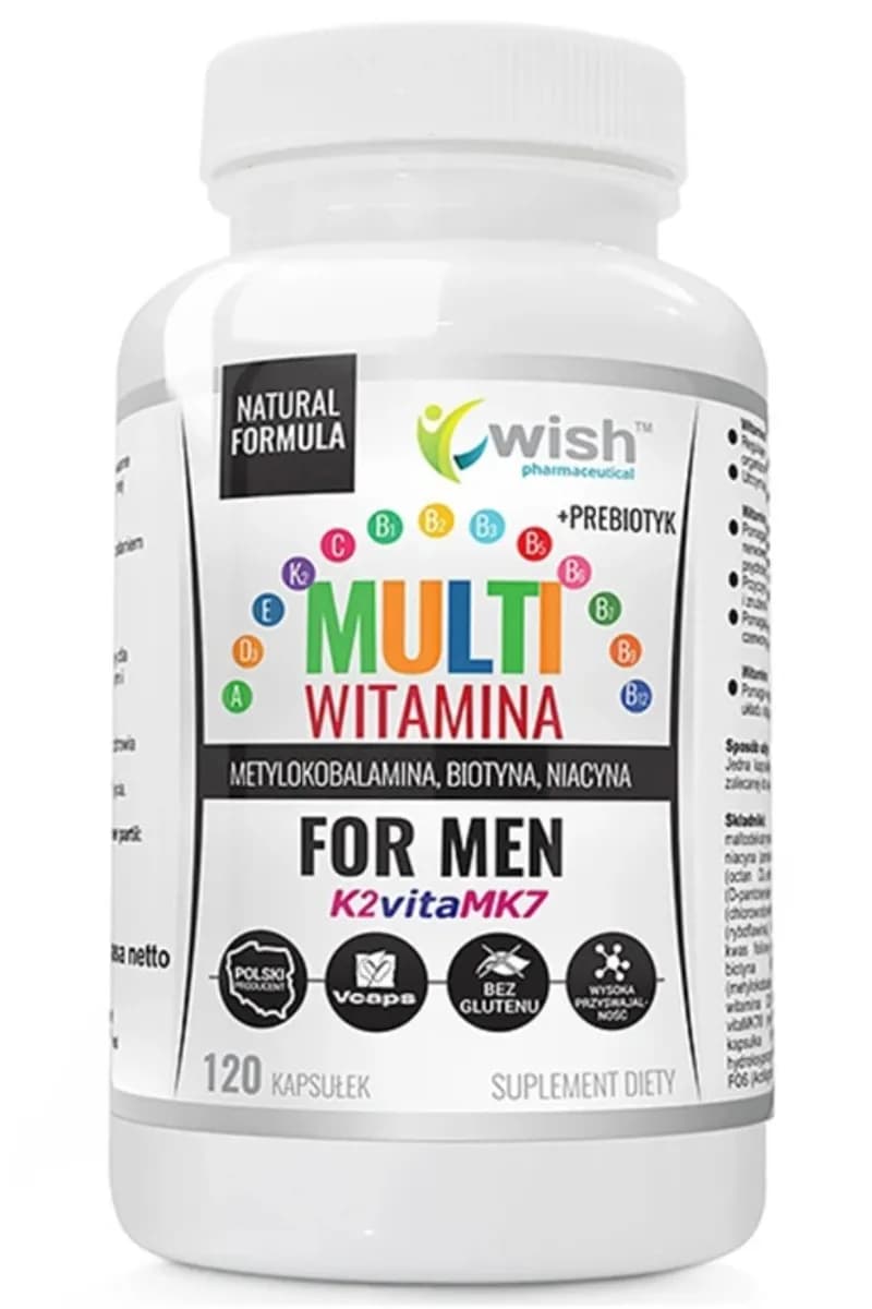 Wish Multiwitamina Complex dla mężczyzn 120 kapsułek - zdjęcie 1