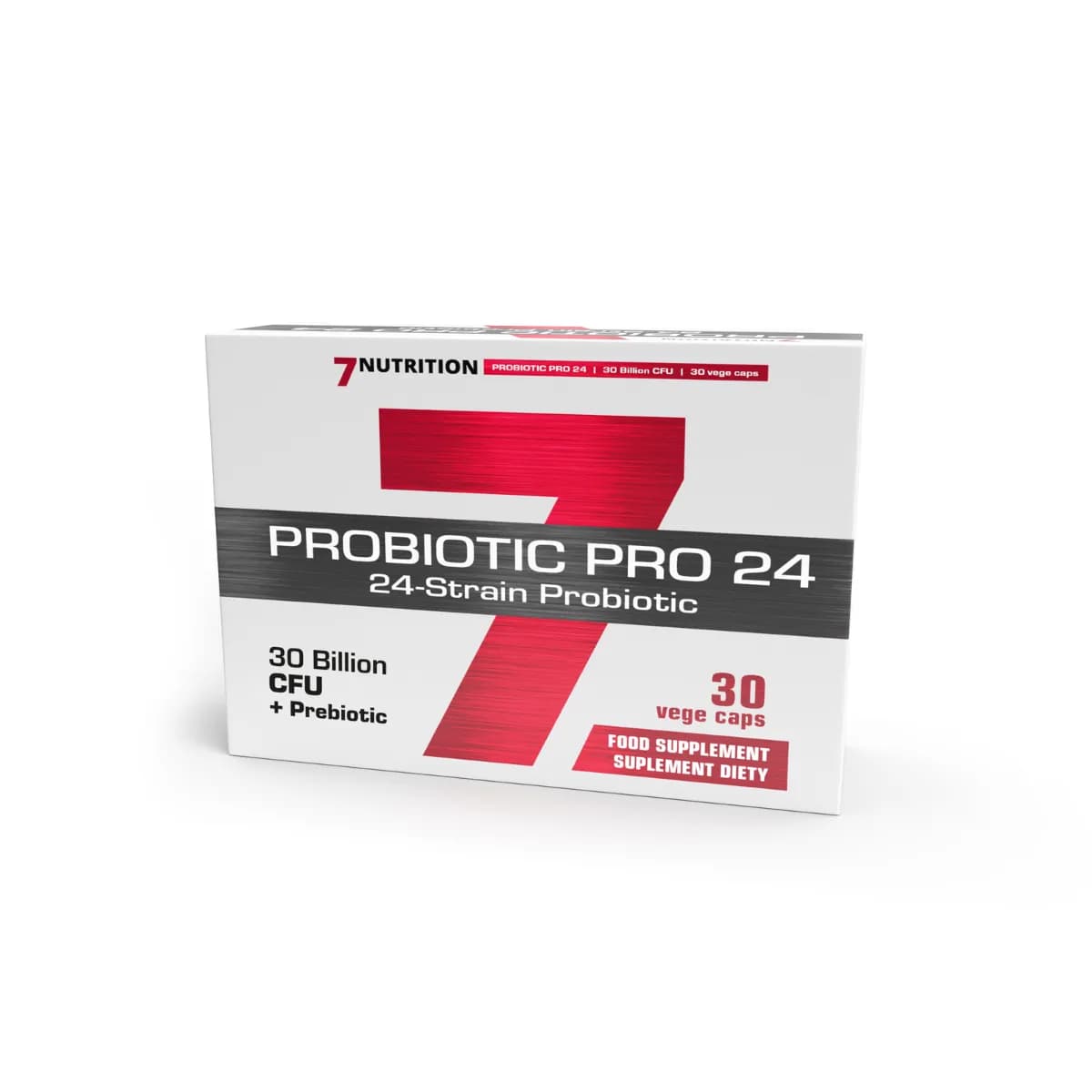 7Nutrition Probiotic PRO 24 30mld CFU z 24 szczepów 30 vege kapułek - zdjęcie 1