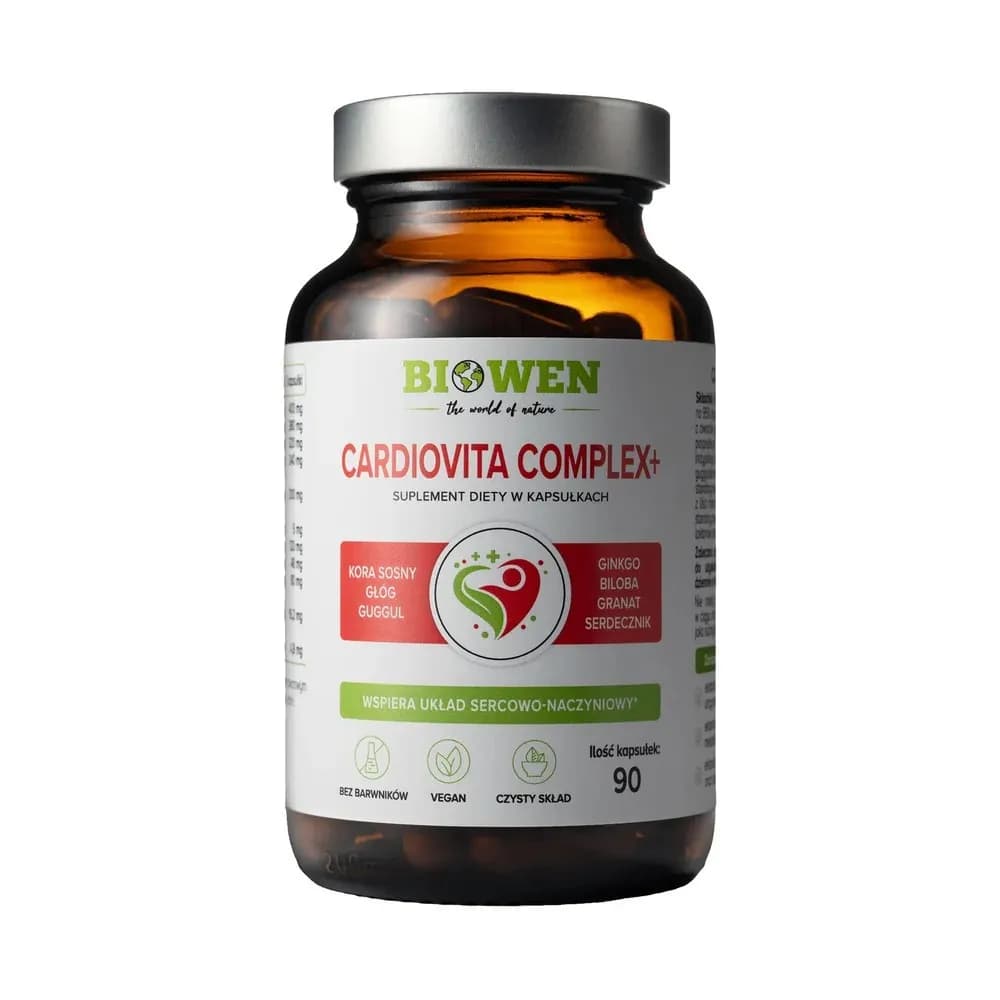 Biowen Cardiovita Complex+ 90 kapsułek - zdjęcie 1
