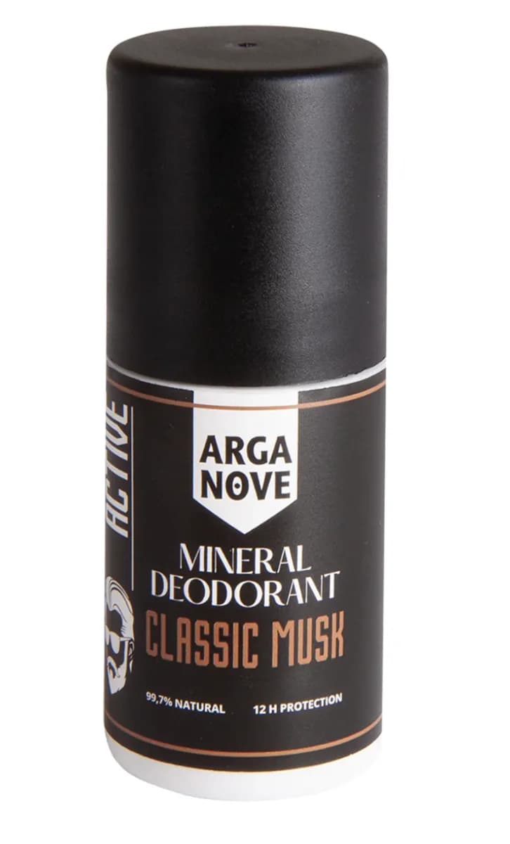 ARGANOVE Deo roll-on dezodorant classic musk piżmo 50 ml - zdjęcie 1