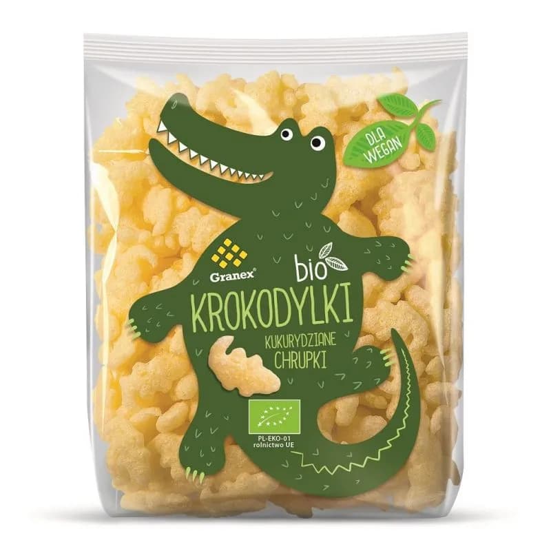 Granex Chrupki Kukurydziane Krokodylki BIO 80 g - zdjęcie 1