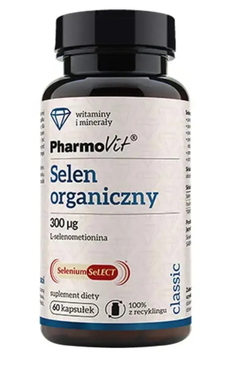 Pharmovit Selen organiczny 300 μg 60 kapsułek - zdjęcie 1