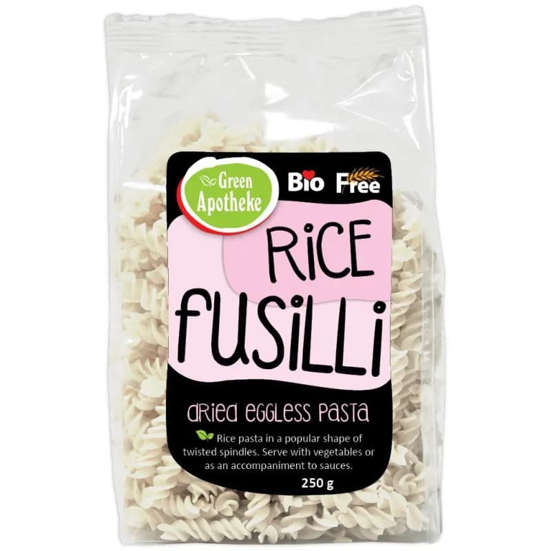 Apotheke Makaron Ryżowy Świderki Fusilli Bezglutenowy BIO 250 g - zdjęcie 1