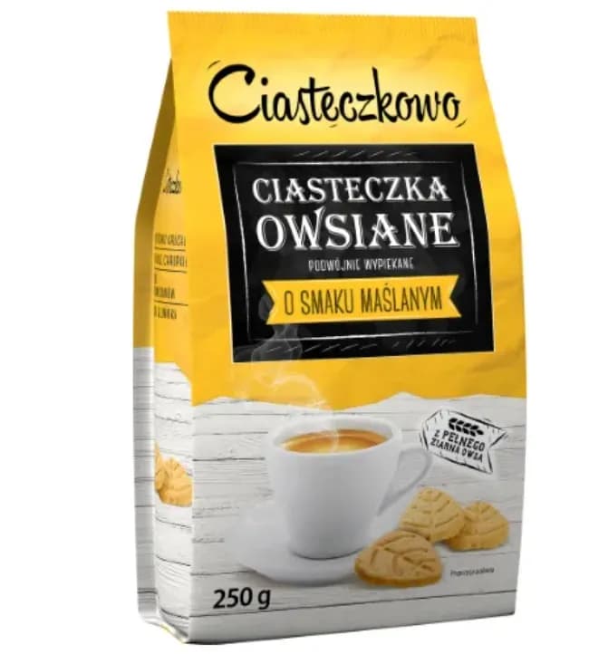 Sante Ciasteczkowo Ciasteczka Owsiane Maślane 250g - zdjęcie 1
