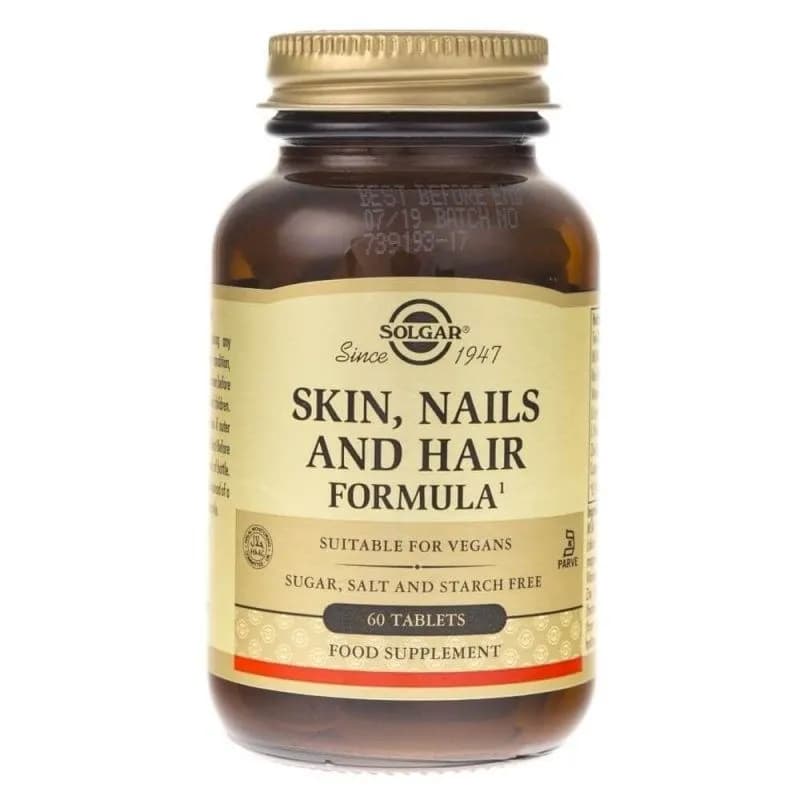 Solgar Skin, Nails and Hair Formuła skóra włosy paznokcie 60 tabletek - zdjęcie 1