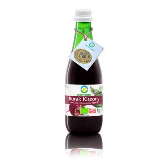 BIOFOOD Sok z buraków kiszonych bez cukru BIO 300 ml - zdjęcie 1
