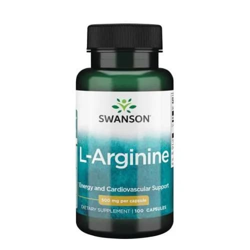 Swanson L-Arginina 500 mg 100 kapsułek - zdjęcie 1