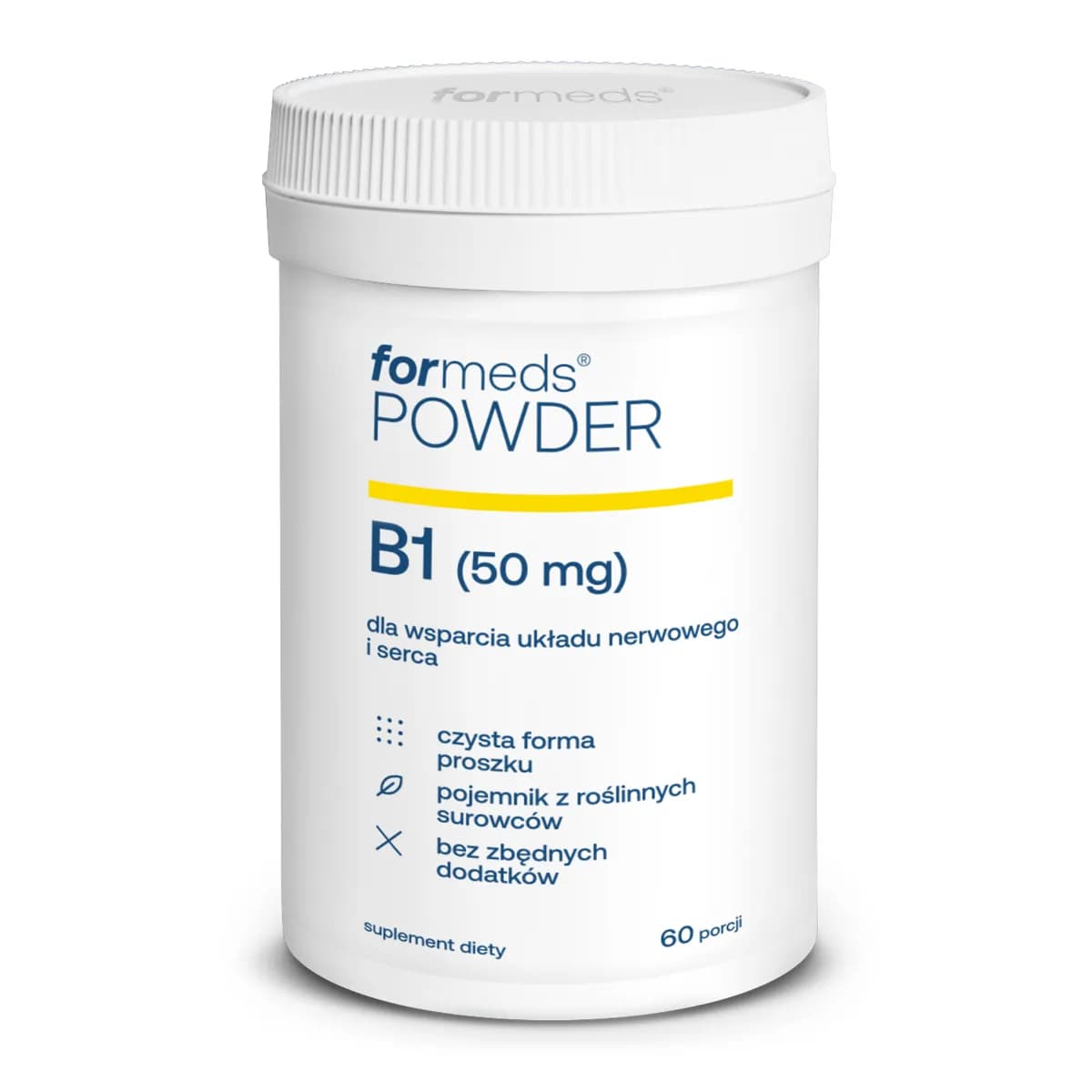 ForMeds Powder B1 Witamina B1 Tiamina 50 mg 60 por. - zdjęcie 1