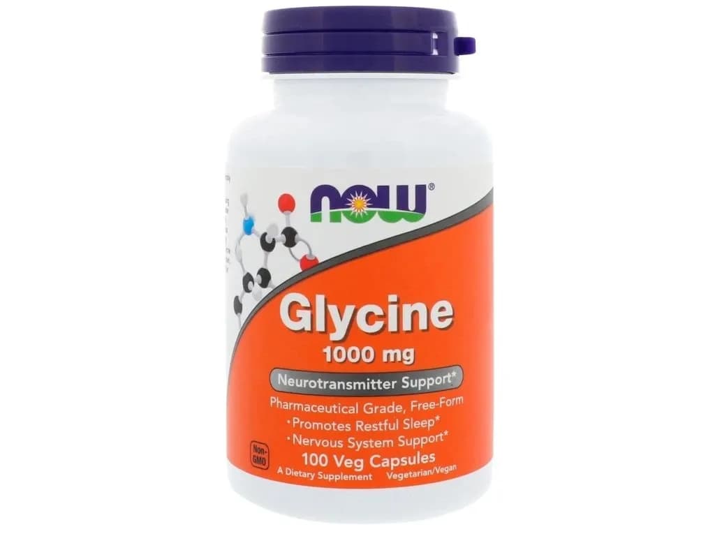 Now Foods Glicyna 1000 mg 100 kapsułek - zdjęcie 1