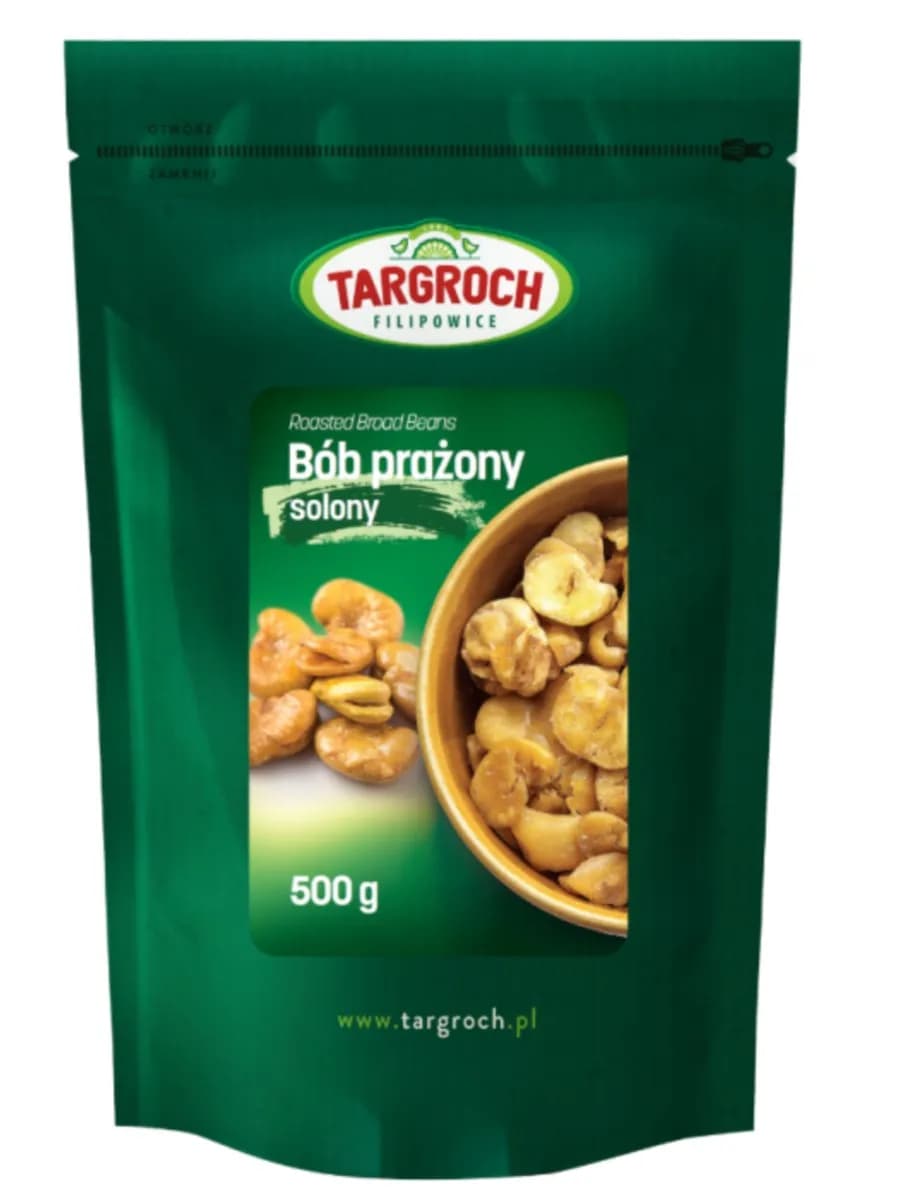 Targroch Bób prażony solony 500 g - zdjęcie 1