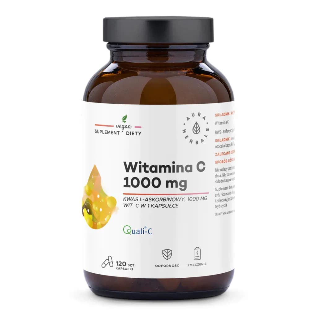 Aura Herbals Witamina C 1000 mg 120 kapsułek - zdjęcie 1