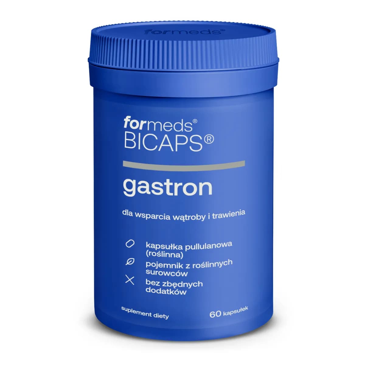ForMeds Bicaps Gastron rozmaryn+karczoch i ostropest 60 kapsułek wegańskich - zdjęcie 1