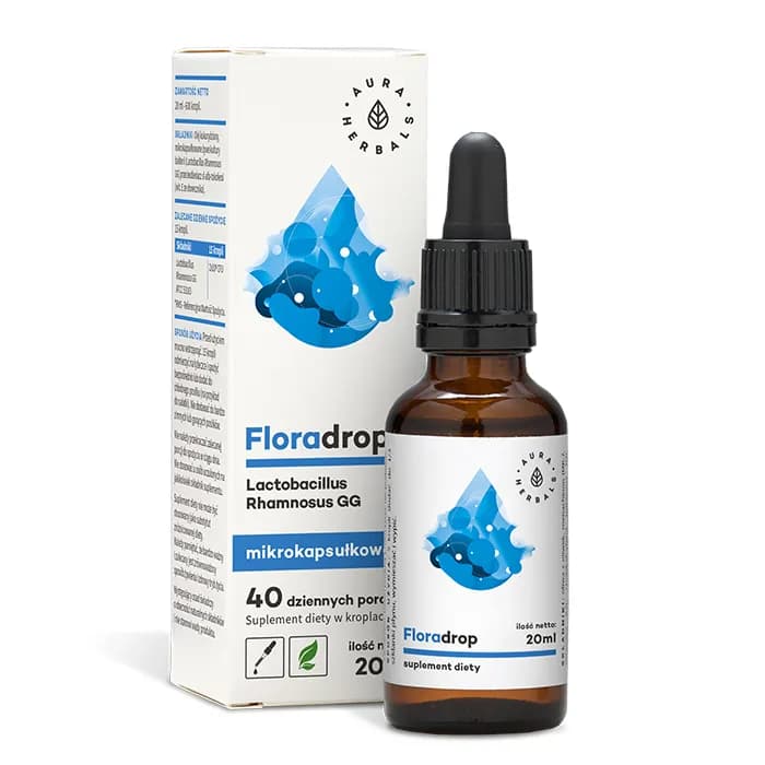 Aura Herbals Floradrop Lactobacillus Rhamnosus GG 20 ml w kroplach - zdjęcie 1