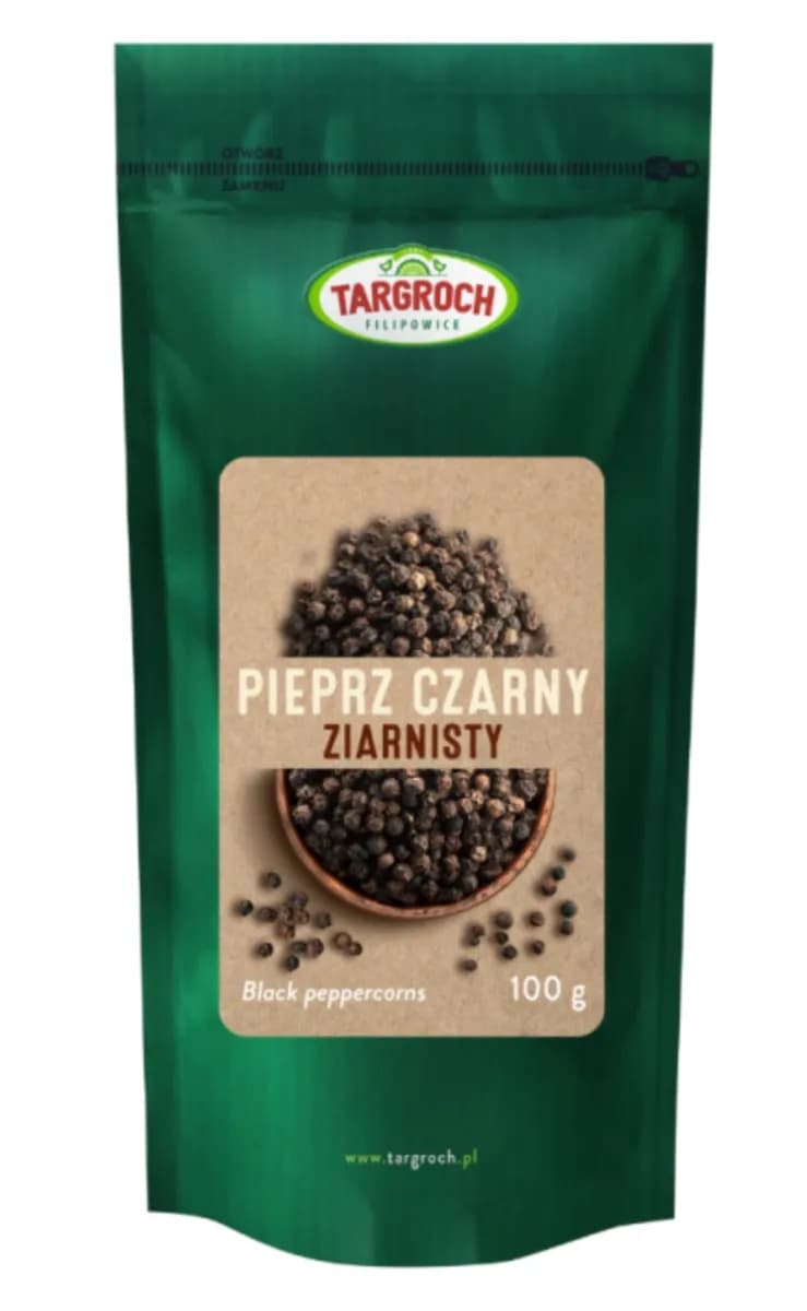 Targroch Pieprz czarny ziarnisty 100 g - zdjęcie 1