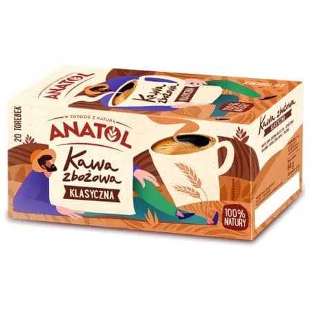 Anatol Kawa zbożowa klasyczna ekspresowa 20 x 4,2 g - zdjęcie 1