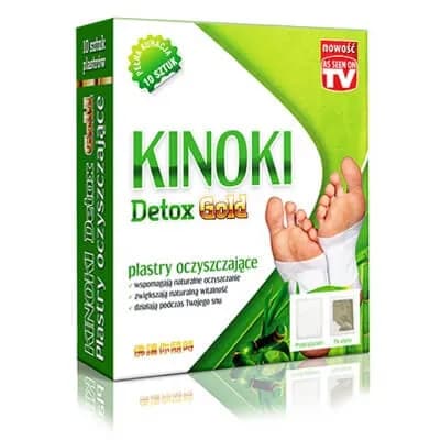 Aura Herbals Plastry Oczyszczające KINOKI Detox Gold 10 szt. - zdjęcie 1