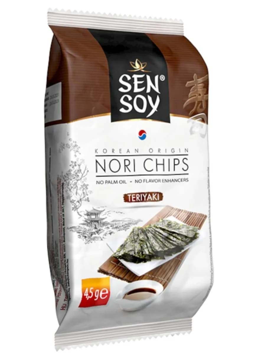 SEN SOY Chipsy Nori Teriyaki 4,5 g - zdjęcie 1