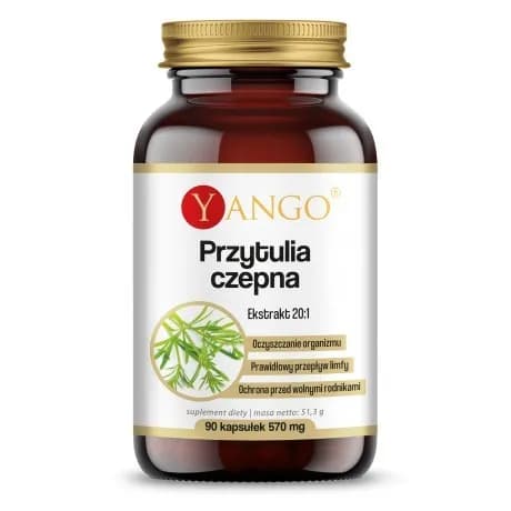 YANGO Przytulia czepna 90 kapsułek - zdjęcie 1