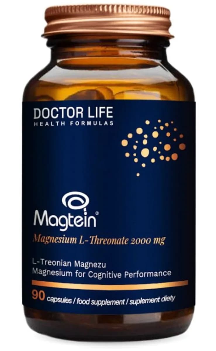 Doctor Life Magtein L-treonian magnezu 2000 mg 90 kapsułek - zdjęcie 1