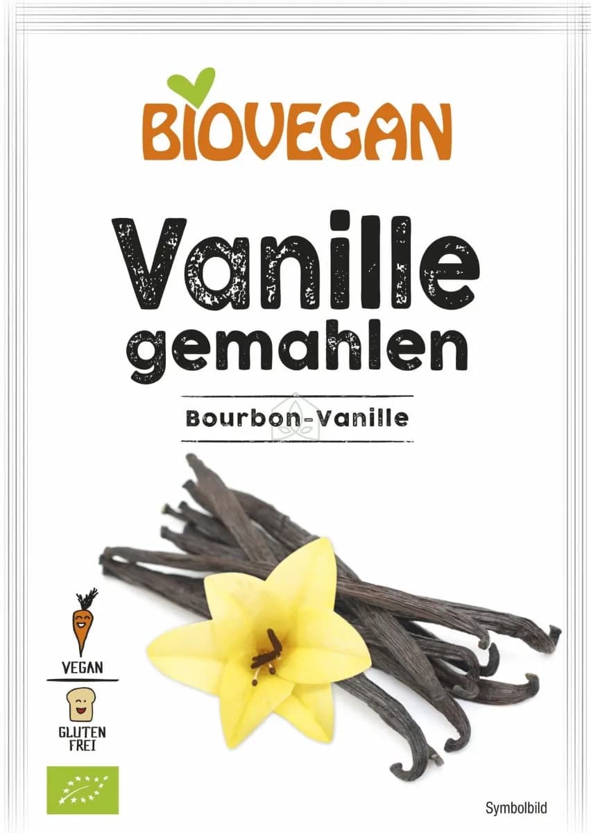 Biovegan Wanilia Bourbon Mielona Bezglutenowa BIO 5 g - zdjęcie 1