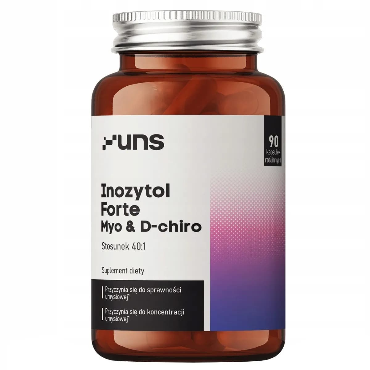 UNS Inozytol FORTE Myo & D-chiro 90 vege kapsułek - zdjęcie 1