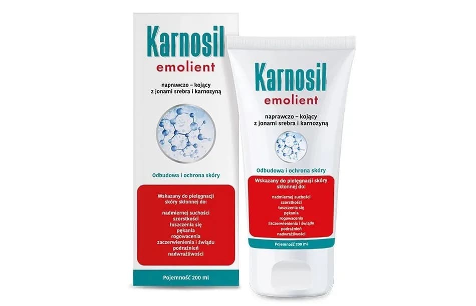 Karnosil emolient naprawczo - kojący z jonami srebra i karnozyną 200 ml - zdjęcie 1