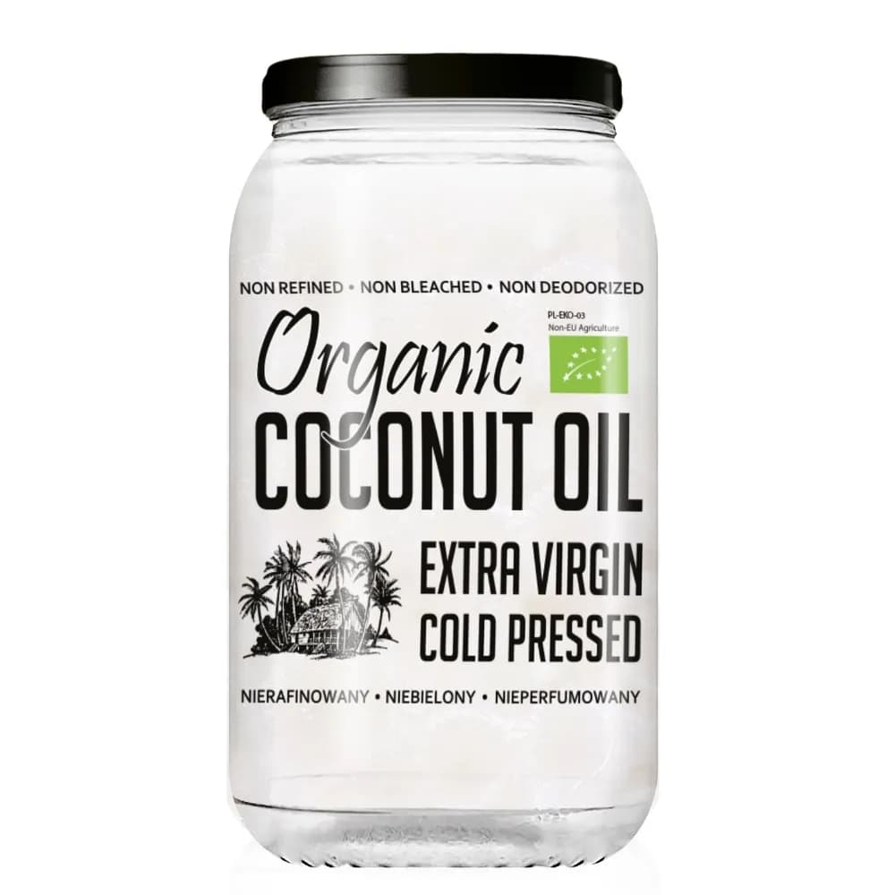 Diet Food Olej kokosowy extra Virgin Bio 1000ml - zdjęcie 1