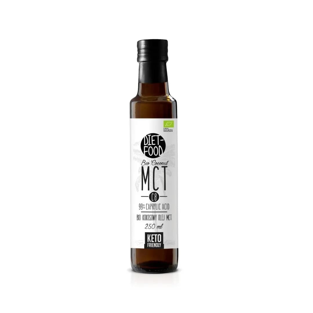 Diet Food Bio Olej Kokosowy MCT C8 250 ml - zdjęcie 1