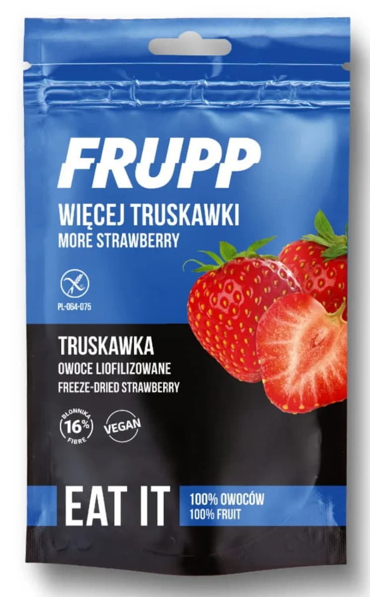Celiko Frupp Truskawki Liofilizowane Bezglutenowe 13 g - zdjęcie 1