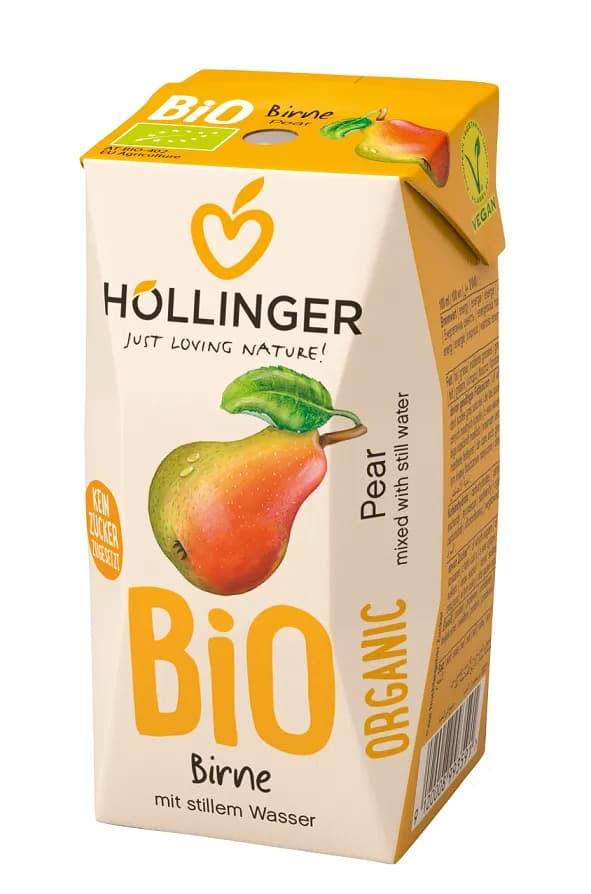 Hollinger Nektar Gruszkowy Bez Dodatku Cukrów BIO 200 ml - zdjęcie 1