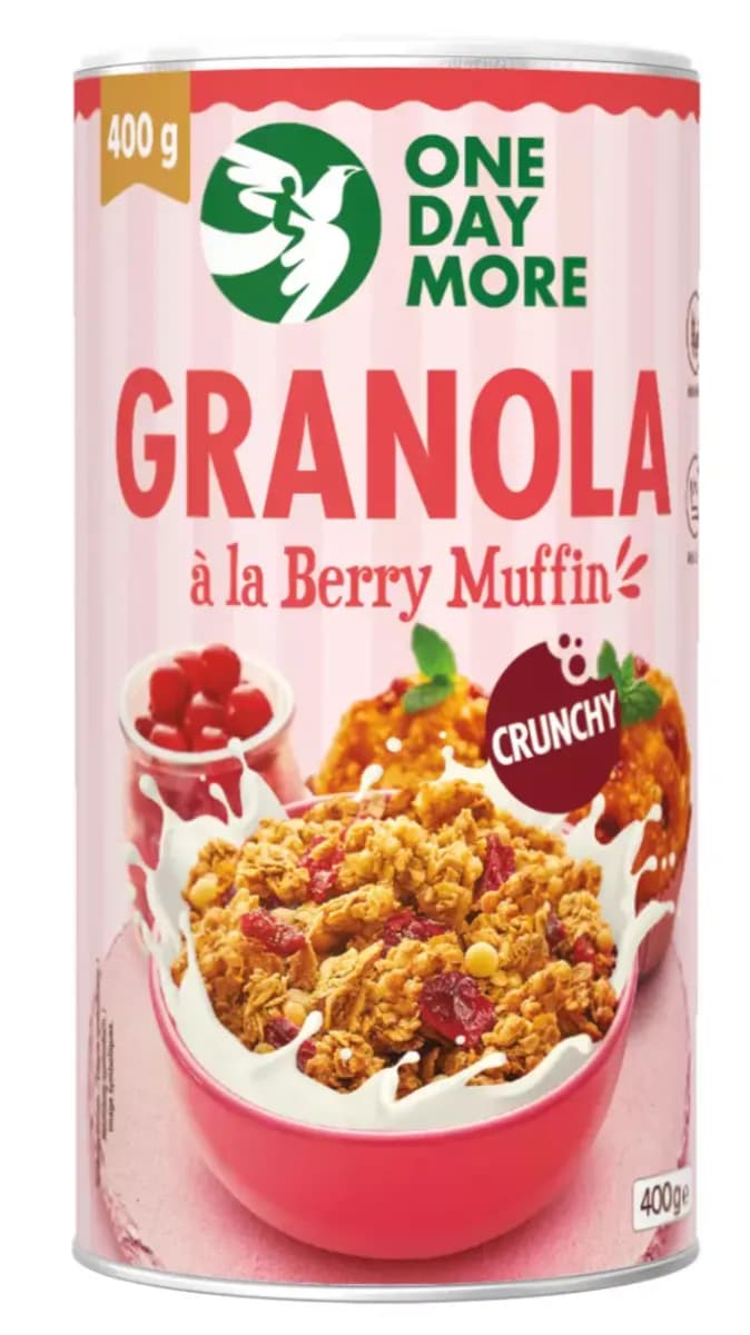 ONEDAYMORE Berry Muffin Granola 400g - zdjęcie 1
