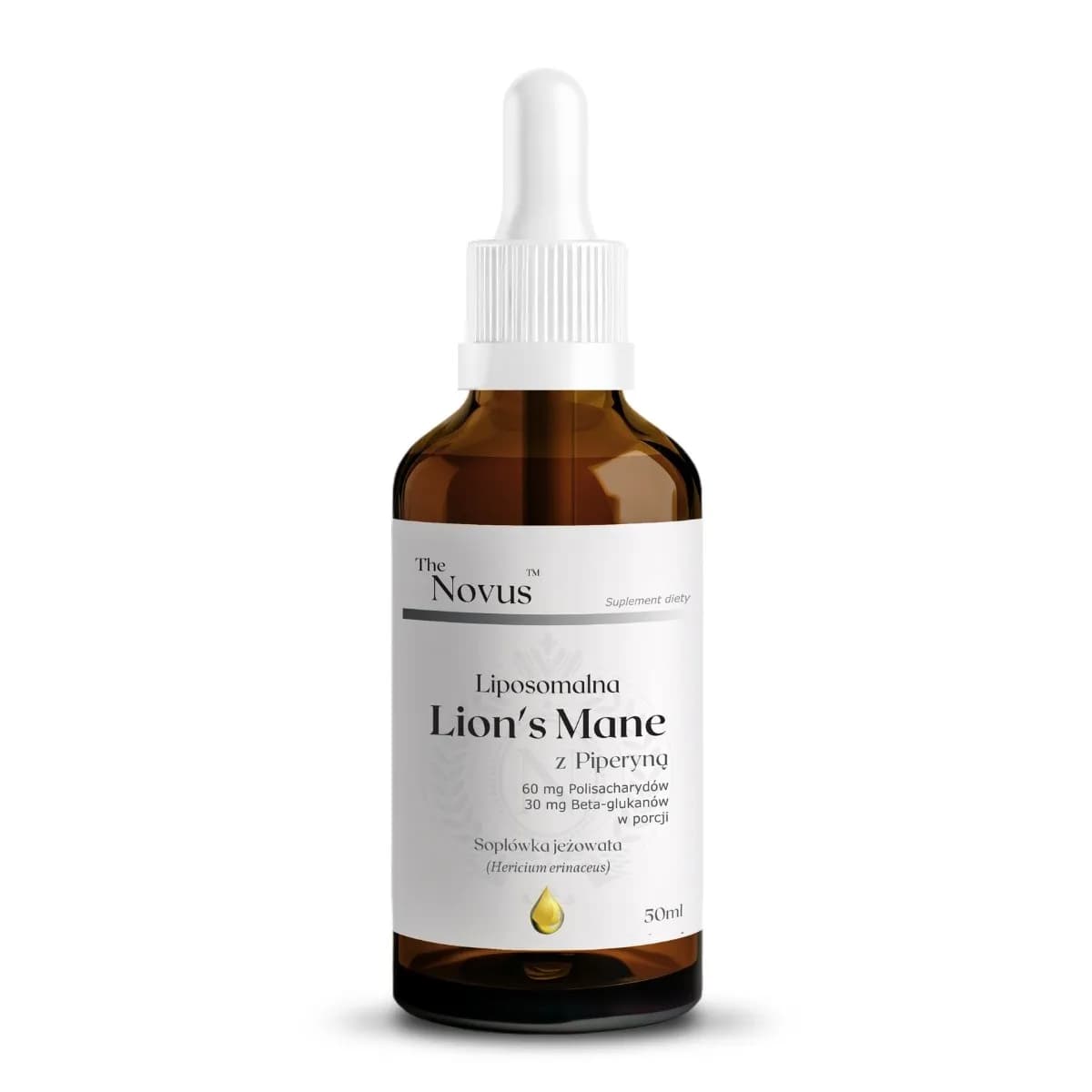 The Novus Soplówka jeżowata liposomalna z piperyną krople 50 ml - zdjęcie 1