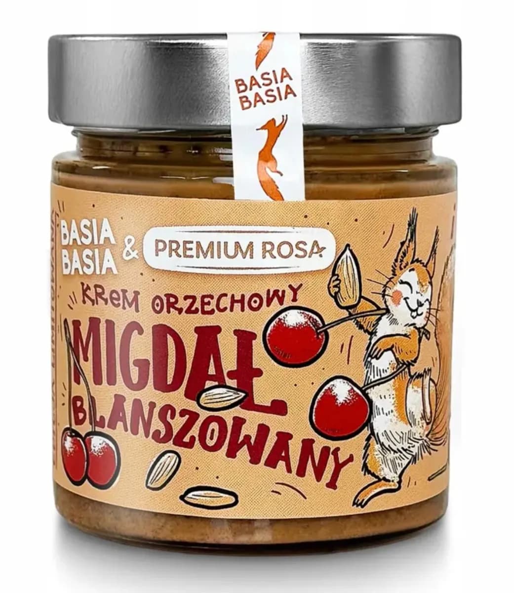 Alpi BasiaBasia & Premium Rosa Krem Orzechowy Migdał Blanszowany Wiśnia 195g - zdjęcie 1
