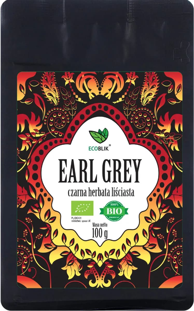 EcoBlik Herbata czarna EARL GREY 100 g - zdjęcie 1