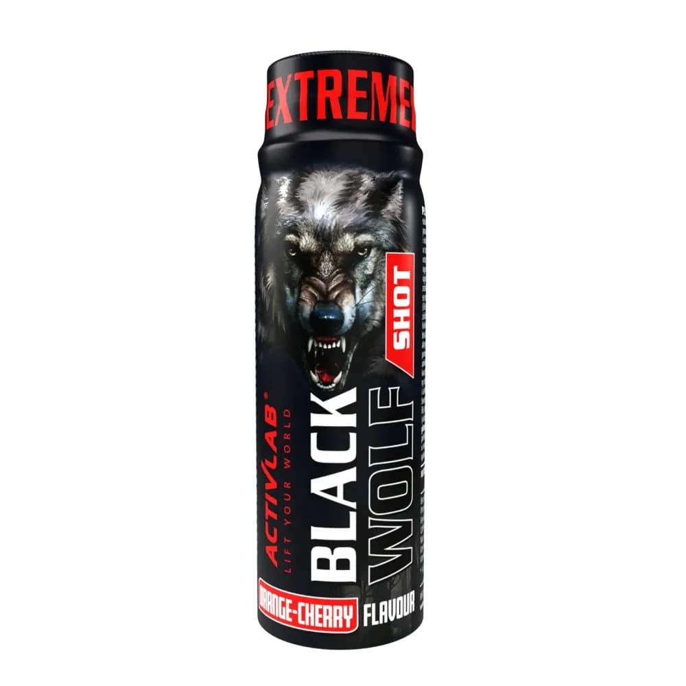 Activlab Black Wolf Shot buteleczka 80 ml o smaku pomarańczowo-wiśniowym - zdjęcie 1