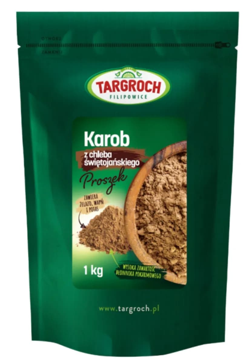 Targroch Karob proszek 1 kg - zdjęcie 1