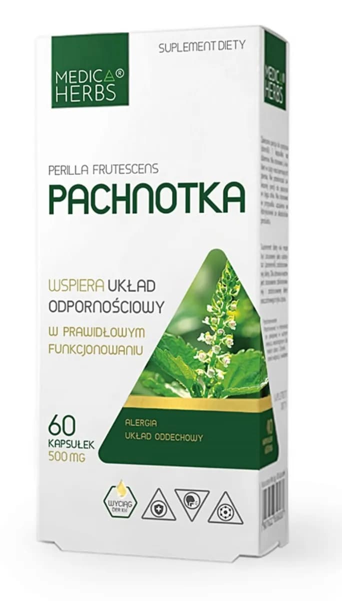 Medica Herbs Pachnotka 500mg 60 kapsułek - zdjęcie 1