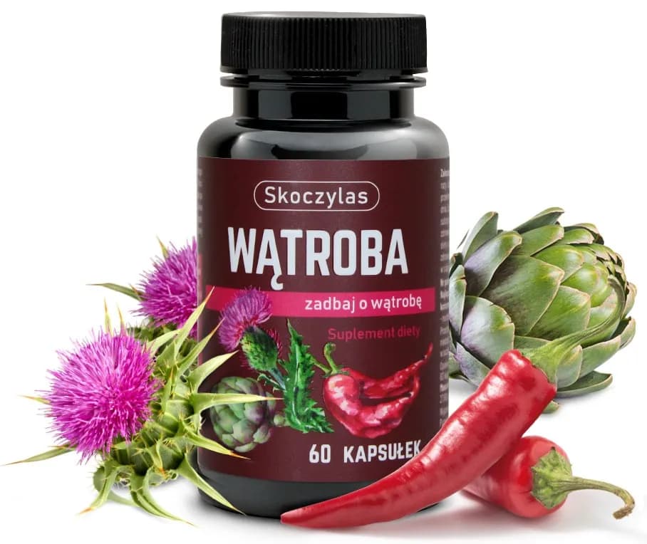 Skoczylas Wątroba (Ostropest, Karczoch, Kapsaicyna) 60 kapsułek - zdjęcie 1