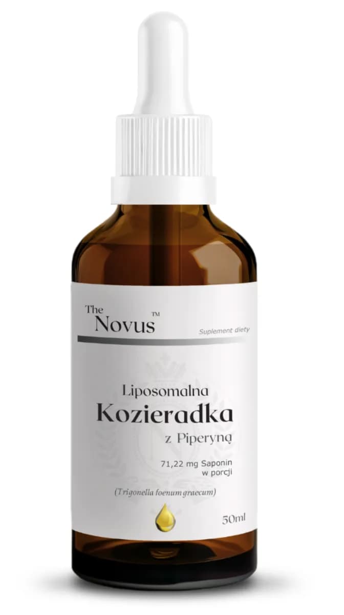 The Novus Liposomalna Kozieradka z Piperyną krople 50 ml - zdjęcie 1