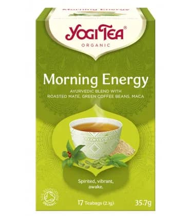 Yogi Tea Herbata Morning Energy Poranna Energia BIO (17 x 2,1 g) 35,7 g - zdjęcie 1