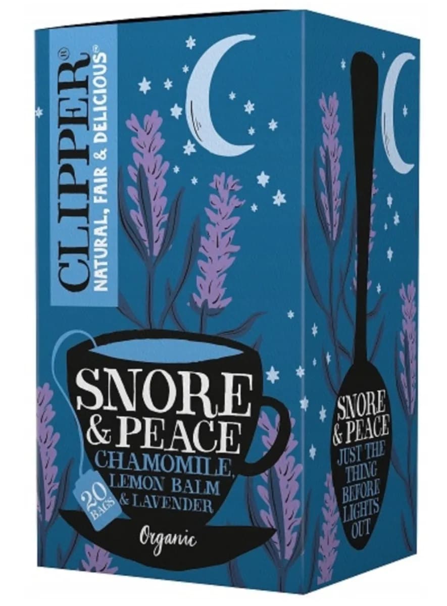 Clipper Herbatka Z Melisą I Lawendą (Snore & Peace) BIO (20 x 1,5 g) 30 g - zdjęcie 1