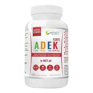 Wish ADEK Forte w Oleju MCT 120 kapsułek miękkich - zdjęcie 1