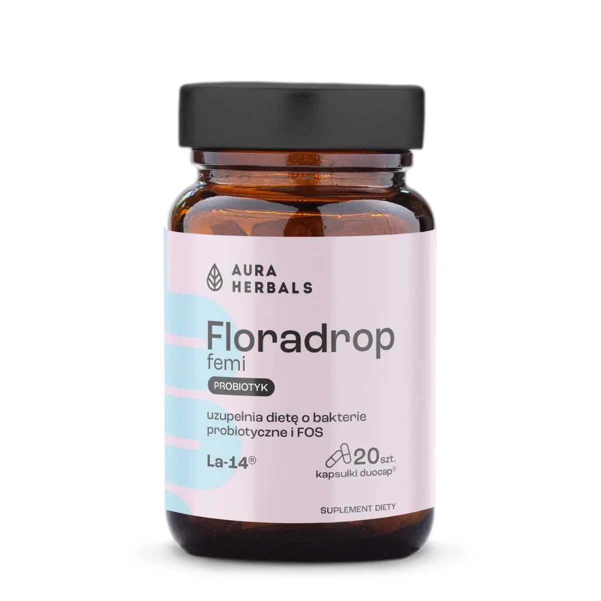 Aura Herbals Floradrop femi probiotyk 20 kapsułek - zdjęcie 1