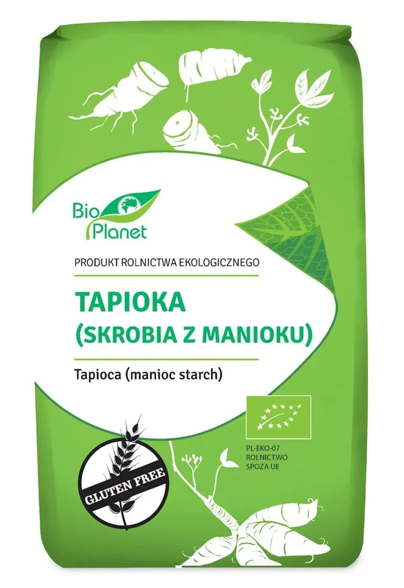 Bio Planet Tapioka (Skrobia Z Manioku) Bezglutenowa BIO 400 g - zdjęcie 1