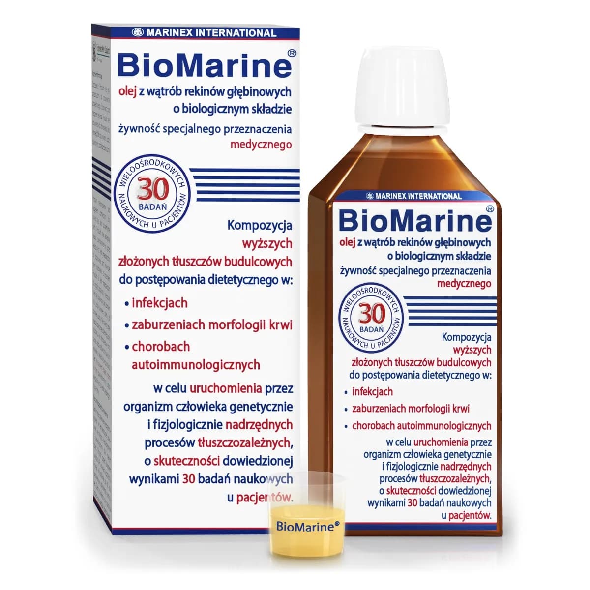 BioMarine® olej z wątrób rekinów głębinowych płyn 100 ml - zdjęcie 1
