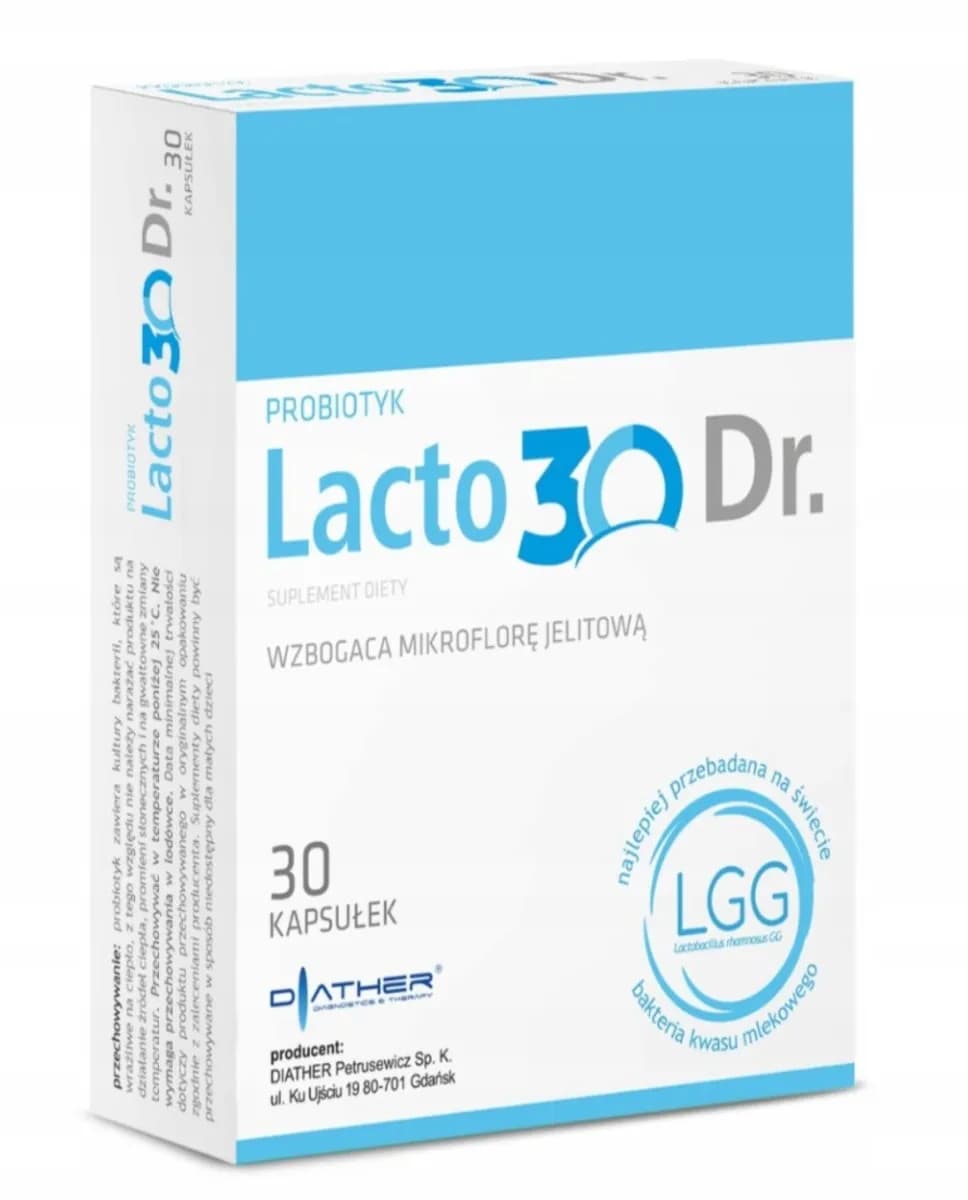 DIATHER LactoDr. 30 kapsułek - zdjęcie 1